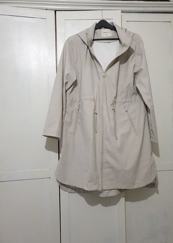 Bej Midi Kadın Trençkot - Görsel 3