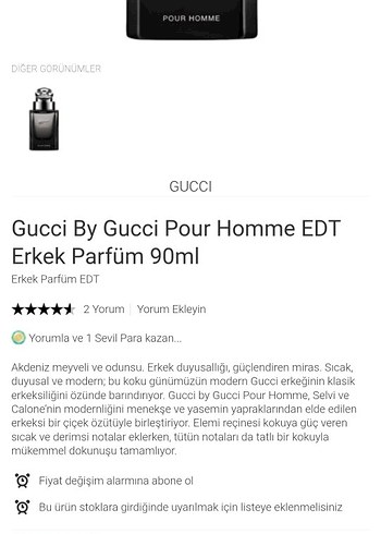 Gucci By gucci Pour Homme Erkek Parfümü - Görsel 6