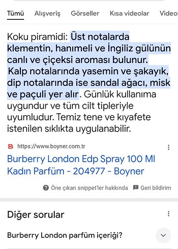 Burberry London bayan parfüm - Görsel 5