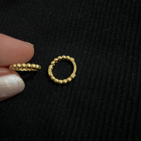 Beden 14k Halka Küpe 1,89gr