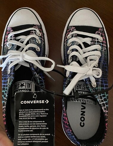 36,5 Beden çeşitli Renk converse