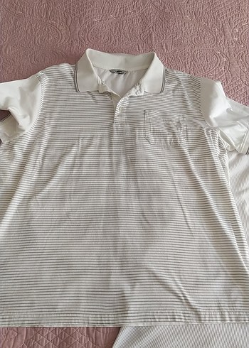 Bershka LCW Bershka Erkek Beyaz Kısa Kollu Polo Tişört