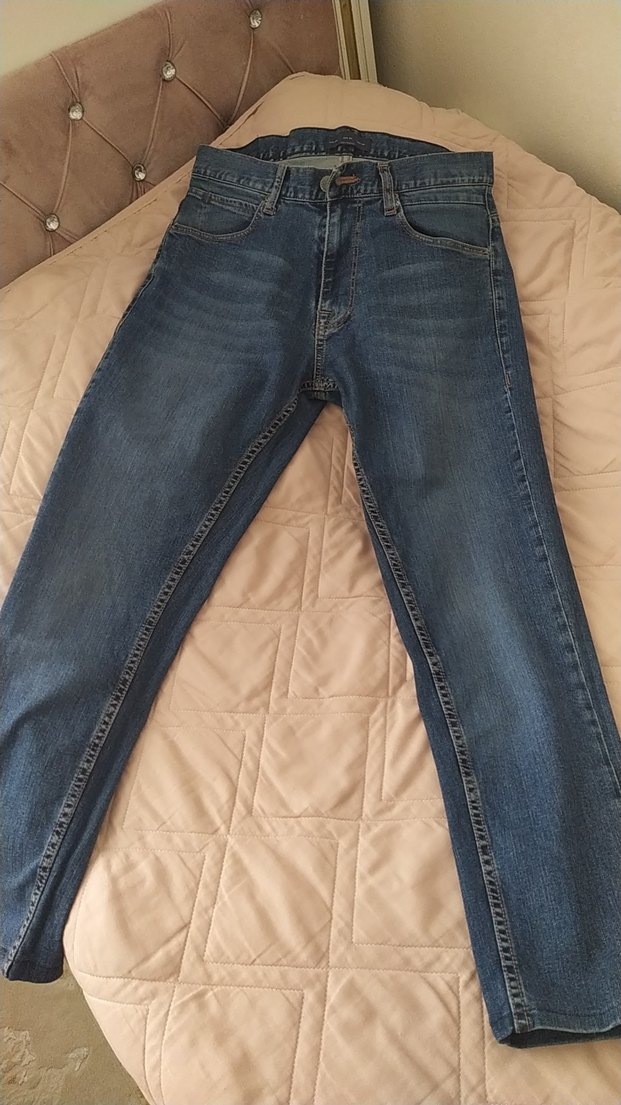 38 Mavi Erkek Denim Pantolon - Görsel 2