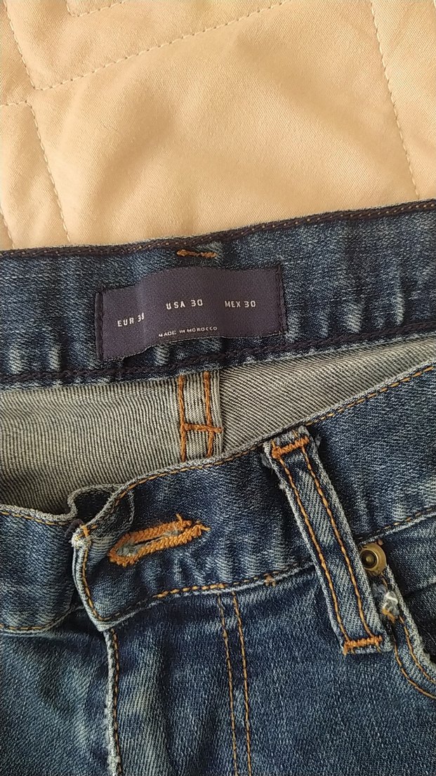 38 Mavi Erkek Denim Pantolon - Görsel 4