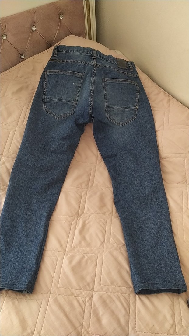 38 Mavi Erkek Denim Pantolon - Görsel 3
