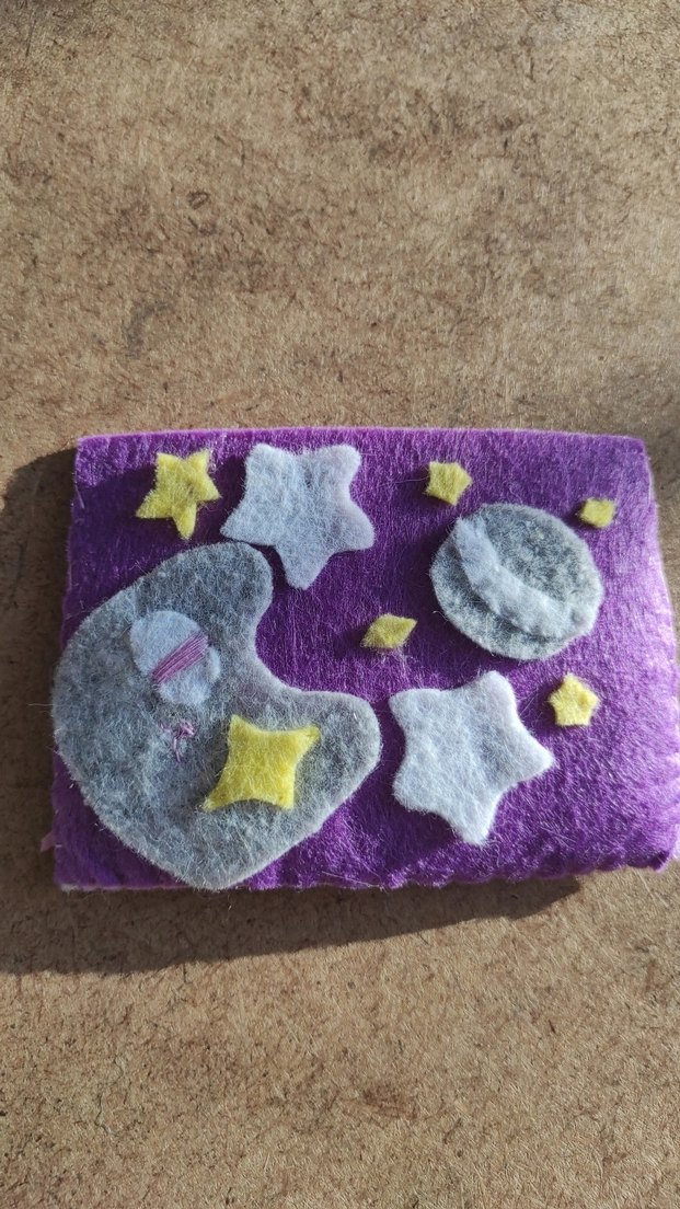 Mor Nakışlı Uzaylı Kedi Kartlık - Görsel 3