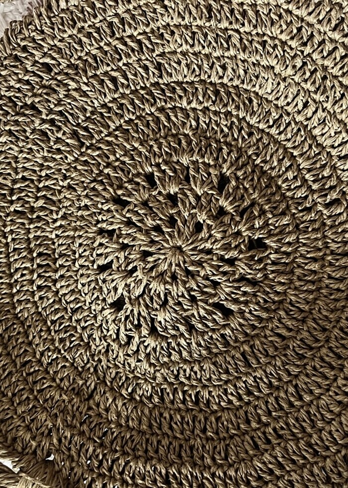 El yapımı kağıt ipten çanta - Görsel 2