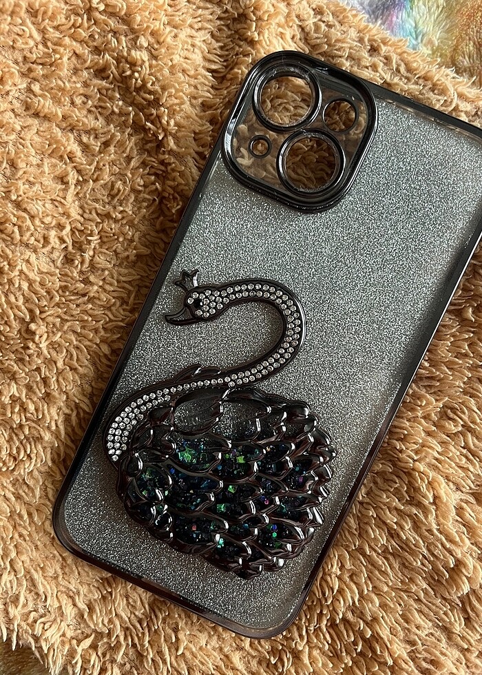 Iphone 13-14 kuğu desenli kılıf - Görsel 2