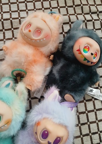  Beden Pastel Renkli Peluş Oyuncak Seti