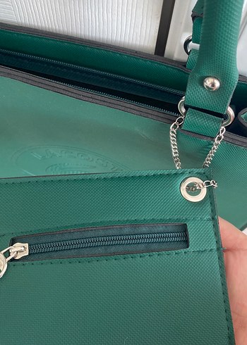  Beden yeşil Renk Lacoste Yeşil Kadın Çanta