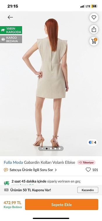 Quzu Mini elbise