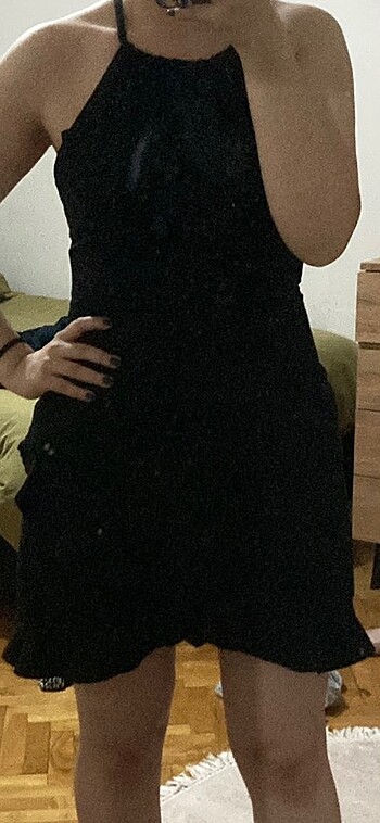 Trendyol & Milla etiketli siyah elbise