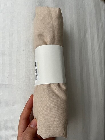 Beden Freshscarfs ince pamuk vual şal bej rengi