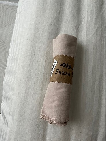 Freshscarfs ince pamuk vual şal taş rengi