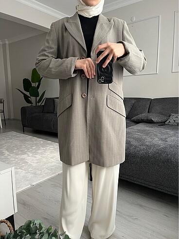 Zara Uzun blazer ceket elbise
