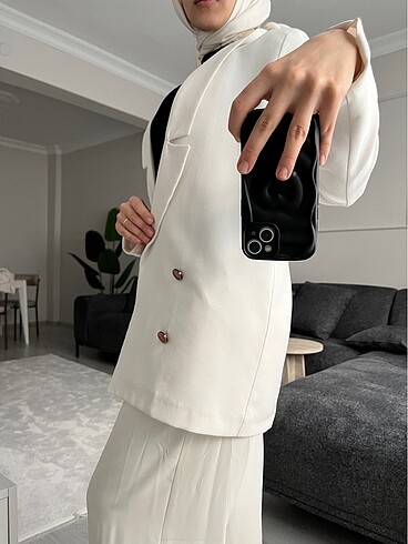 Diğer Ekru blazer ceket