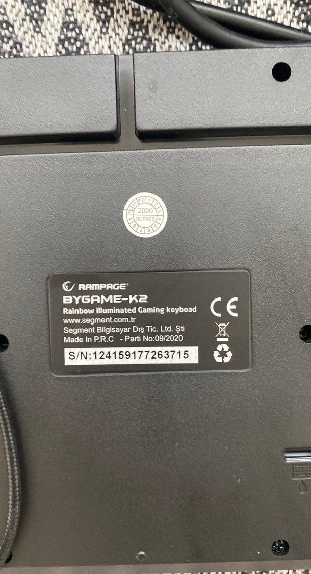 Kablolu Siyah Klavye ve Mouse Seti Rampage - Görsel 4