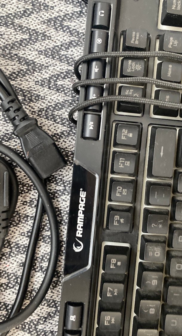 Kablolu Siyah Klavye ve Mouse Seti Rampage - Görsel 2