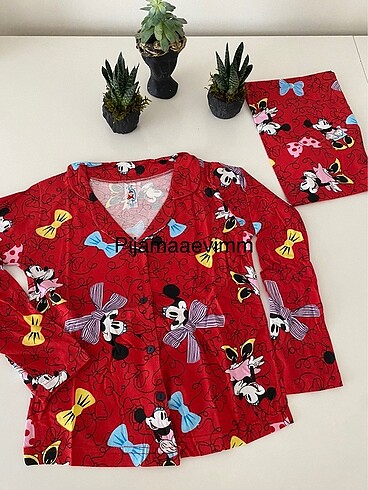 8 Yaş Beden pembe Renk Pijama takımı