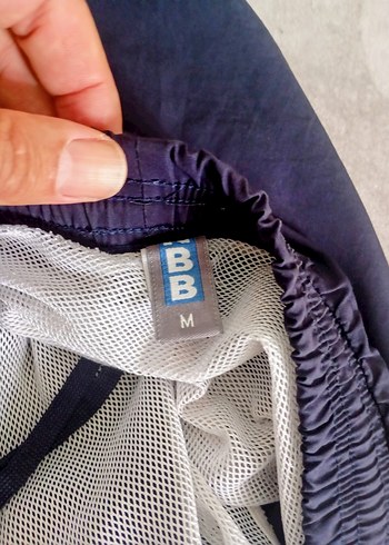 m Beden Erkek Koyu Mavi Mini Spor Şort