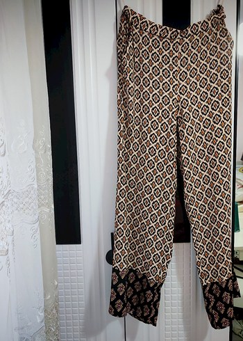 Desenli Bohem model Kadın Bol Pantolon