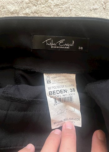 Kadın Siyah Normal Boy Kumaş Pantolon