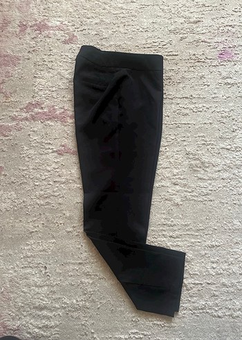 Kadın Siyah Normal Boy Kumaş Pantolon