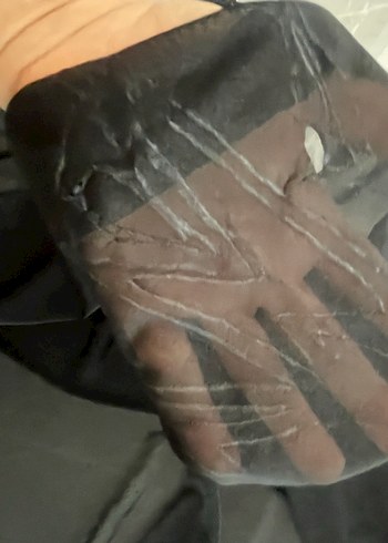 Siyah Uzun Kollu Dökümlü Bolero - Görsel 4