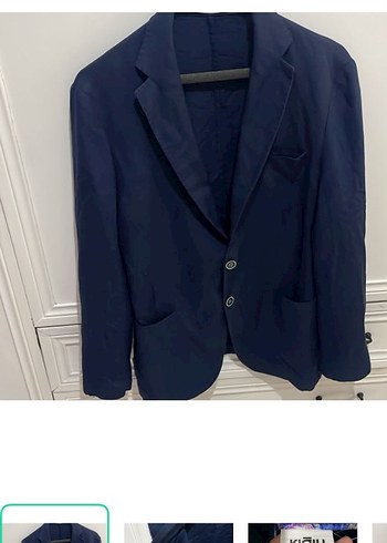 Süvari Klasik Lacivert Tek Dugmeli Blazer Ceket
