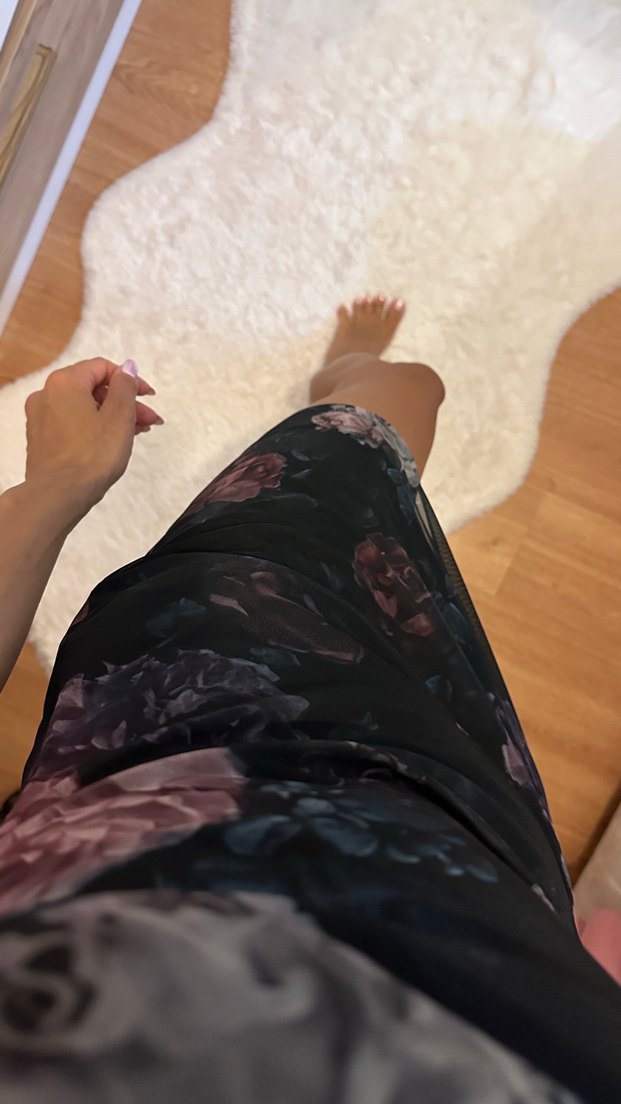 Mor Drapeli Straplez Midi Elbise - Görsel 4