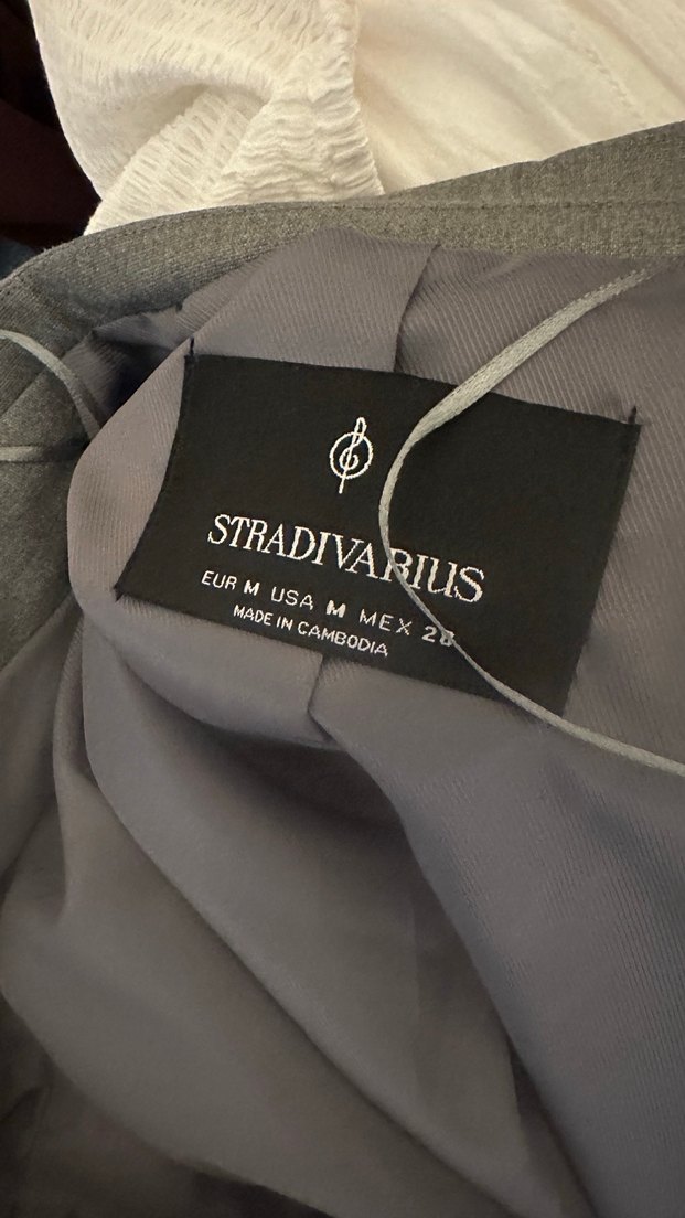 Gri Mini Düğmeli Kadın Blazer - Görsel 4