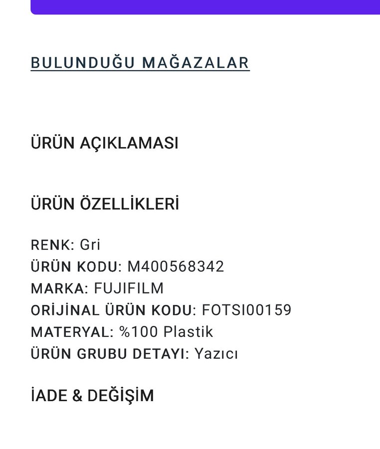 Gri Instax Taşınabilir yazıcı - Görsel 3