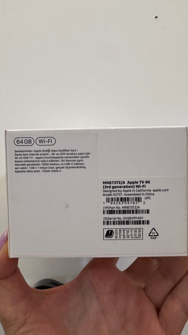 Apple TV 4K Medya Oynatıcı Siyah - Görsel 2