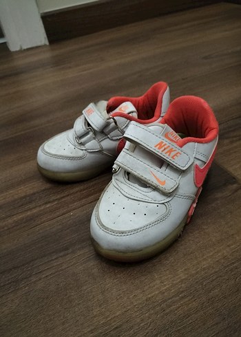 Kız Çocuk Beyaz Renkli Cırt Cırtlı Spor Ayakkabı - Görsel 3