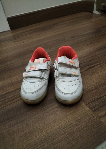 Kız Çocuk Beyaz Renkli Cırt Cırtlı Spor Ayakkabı - Görsel 4