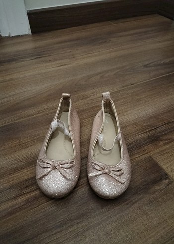 Fiyonklu Bej Kız Çocuk Babet - Görsel 3