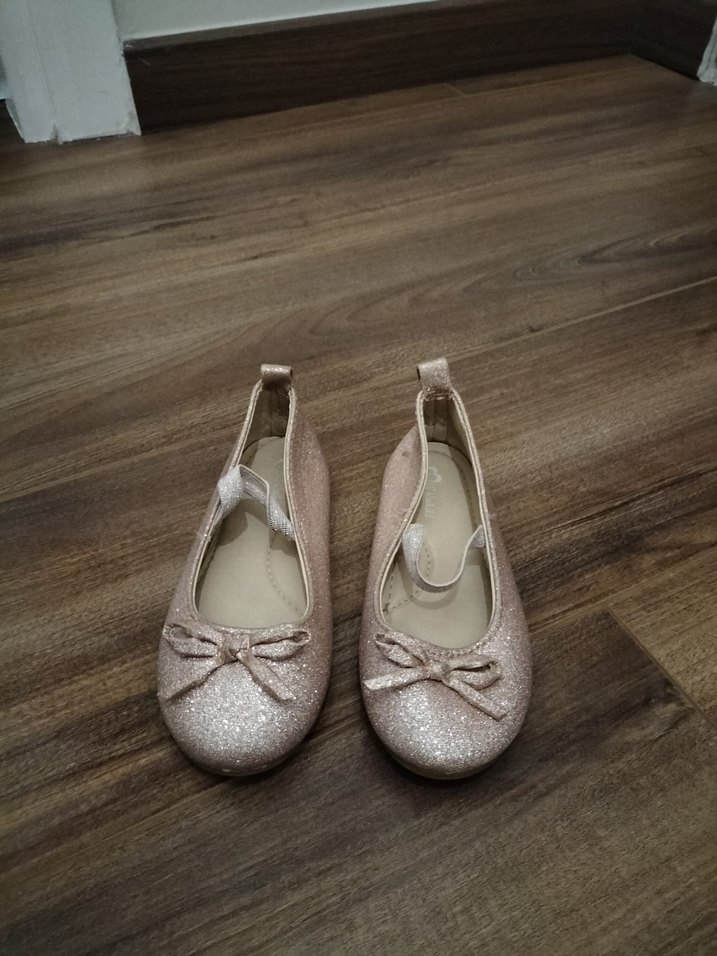 Fiyonklu Bej Kız Çocuk Babet - Görsel 3