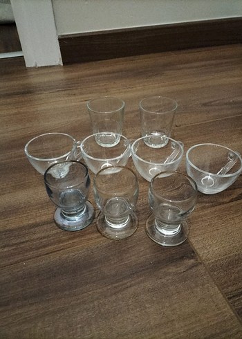 Çeşitli Şeffaf Cam Bardak Seti - Görsel 2