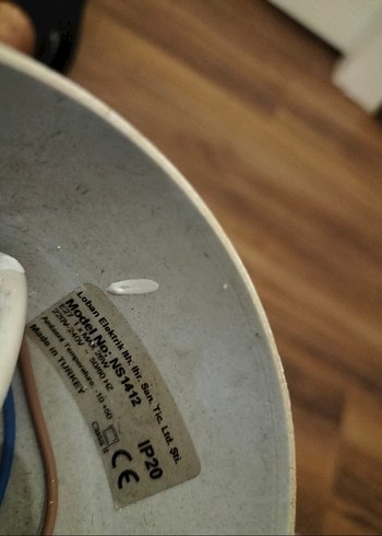 Beyaz Sarkıt Avize Lambası - Görsel 4