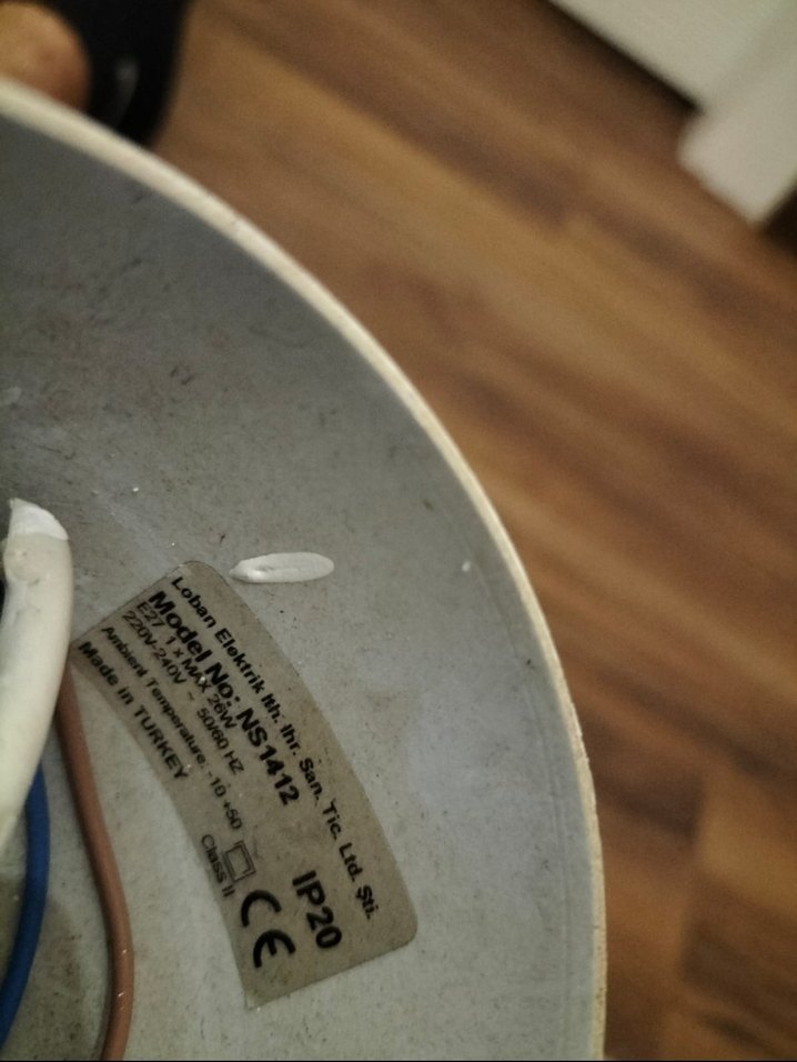 Beyaz Sarkıt Avize Lambası - Görsel 4