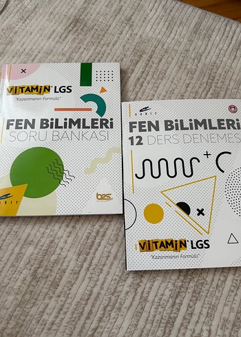 Vitamin LGS Fen Bilimleri Soru Bankası ve 12 Ders Denemesi