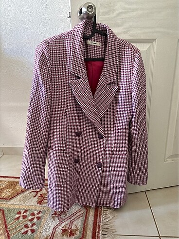Pembe blazer ceket