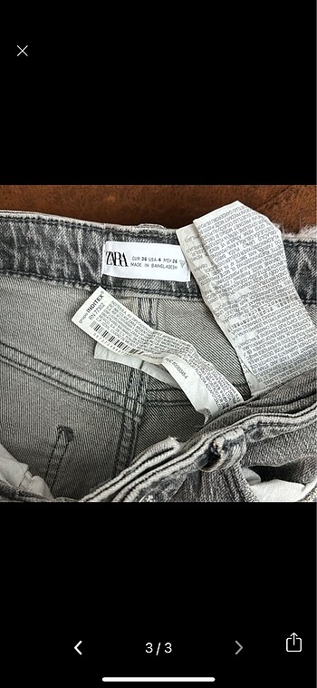 36 Beden Zara jean