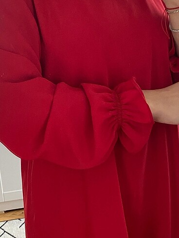s Beden kırmızı Renk Ghisa tunik