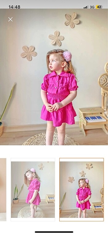Little honey bunnies fuşya takım