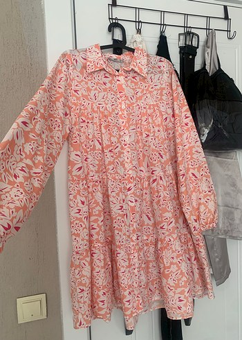 Pembe Bohem Uzun Kollu Hamile Bluzu - Görsel 3