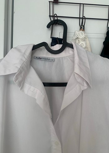 Pamuklu Beyaz Uzun Kollu Gömlek - Görsel 4