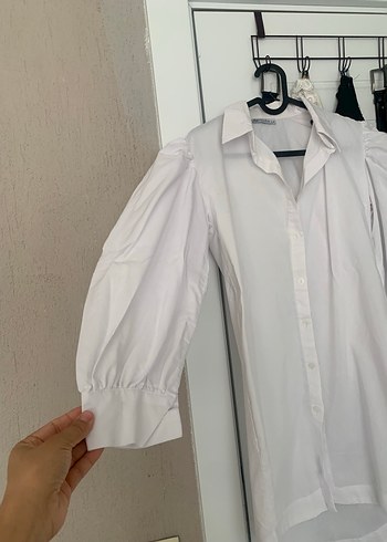 Pamuklu Beyaz Uzun Kollu Gömlek - Görsel 2
