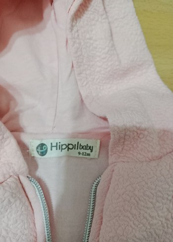 Kız Çocuk Kapüşonlu Fermuarlı Yelek - Görsel 2