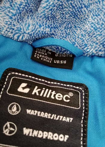 Mavi Kapüşonlu erkek cocuk Kayak Tulumu Killtec marka - Görsel 4